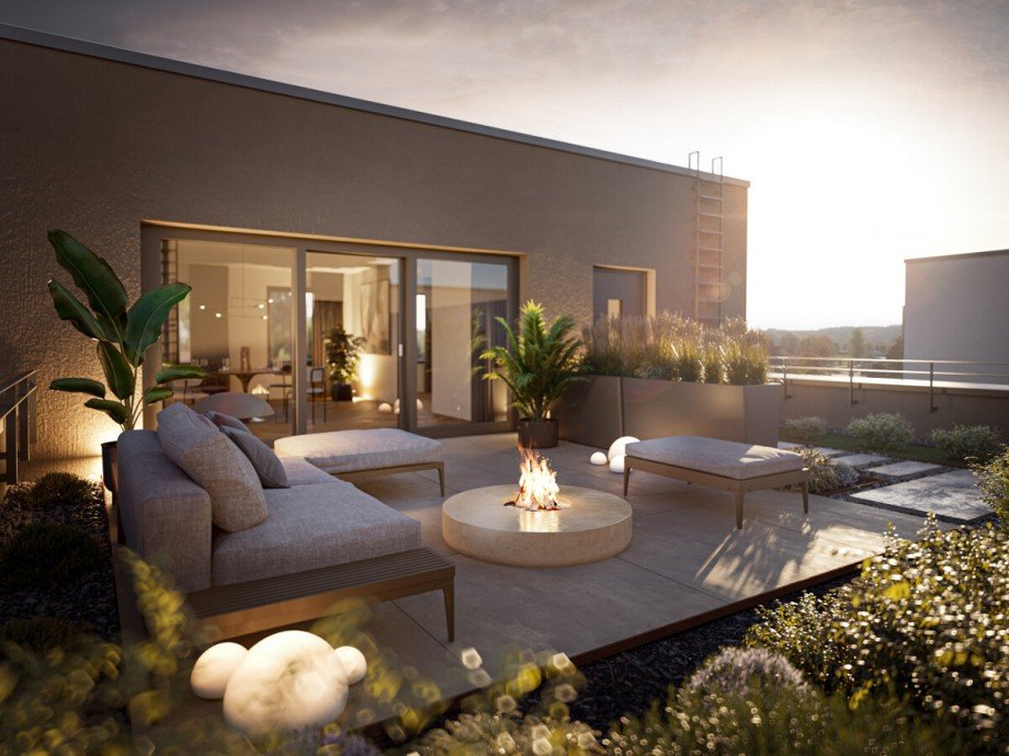 Penthouse mit Dachterrasse_ Etagenwohnung Birkenfeld