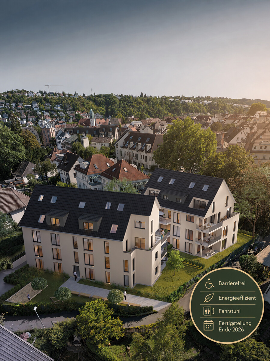 KI-Visualisierung Etagenwohnung Stuttgart / Feuerbach