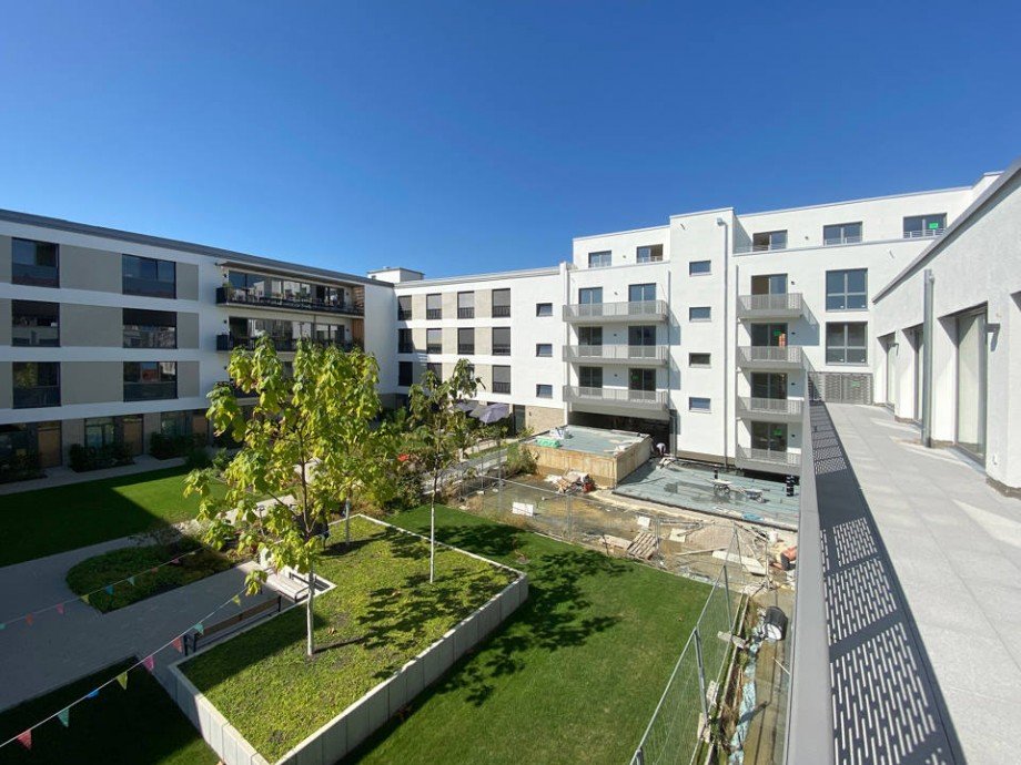 Innenhof Erdgeschosswohnung Karlsruhe