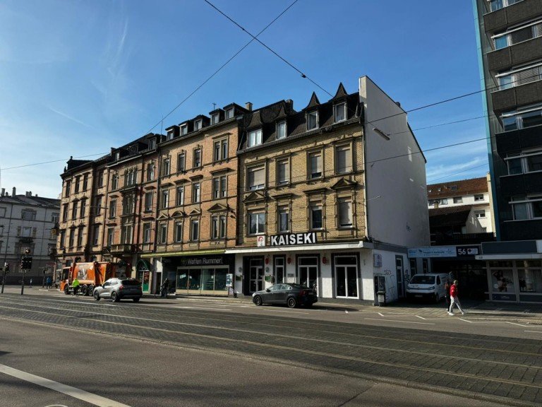 Au�enansicht Karlsruhe Mehrfamilienhaus Wohn- und Gesch�ftshaus in TOP-Lage