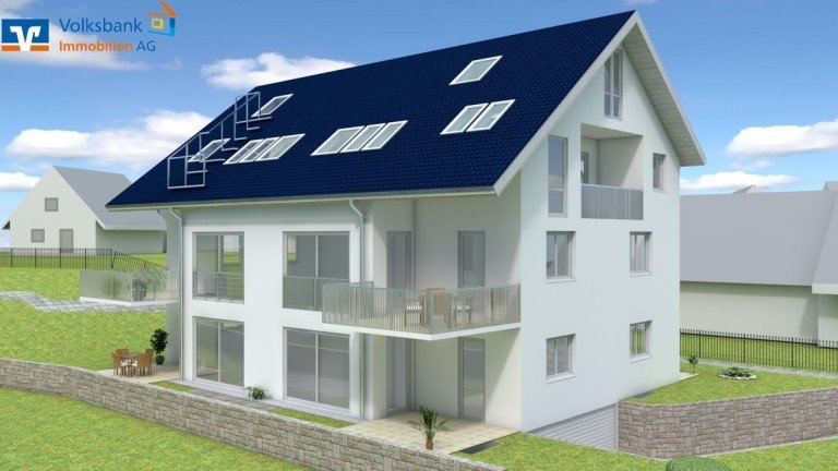 R�ckansicht Ettlingen-Spessart Etagenwohnung Ab EUR1.149 monatl. Finanzierungsrate - Wohnen im Alter - hier ist es m�glich!