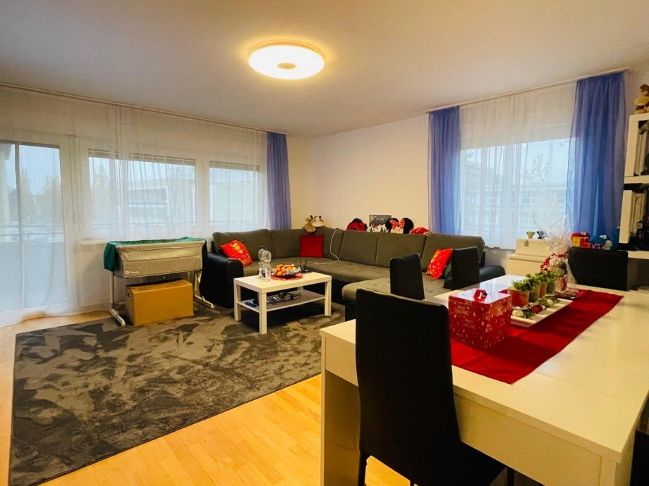 Wohnzimmer Etagenwohnung Ettlingen