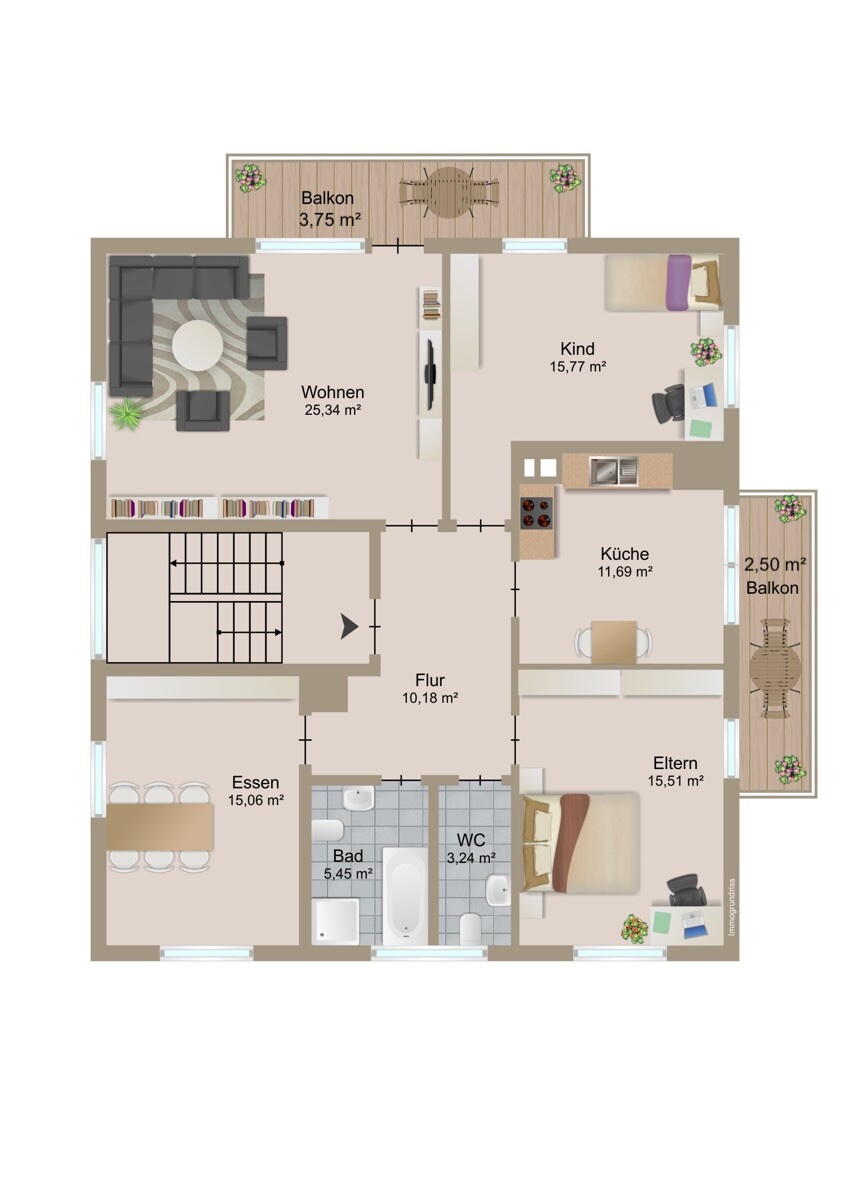 EG Mehrfamilienhaus Ettlingen / Bruchhausen
