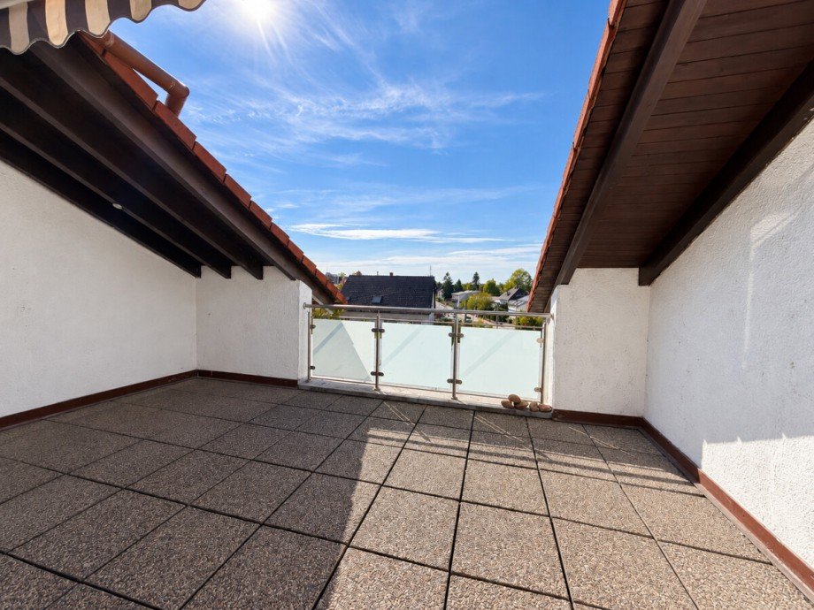 Loggia Dachgeschosswohnung Ettlingen