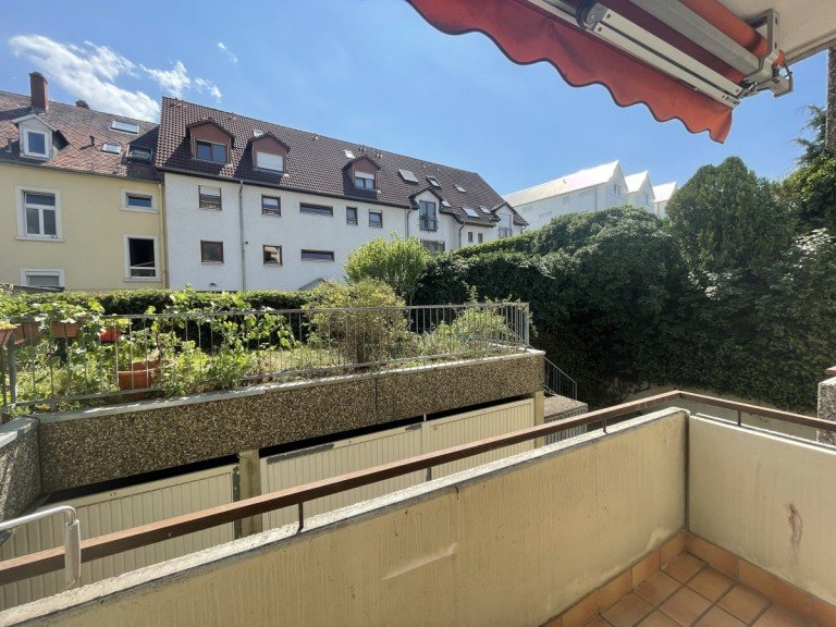 Ausblick Karlsruhe / Beiertheim-Bulach Erdgeschosswohnung Gem�tliche 1- Zimmerwohnung im sch�nen Karlsruhe-Beiertheim!