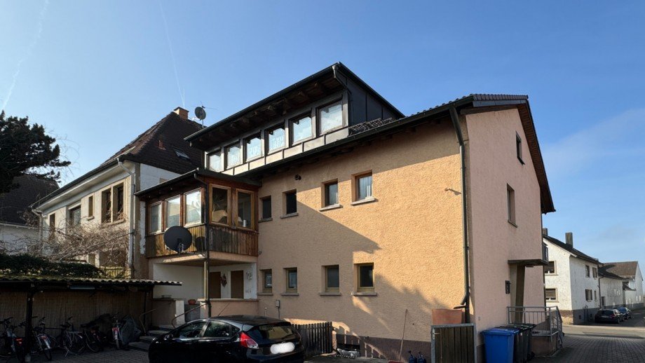 R�ckseite Zweifamilienhaus Malsch