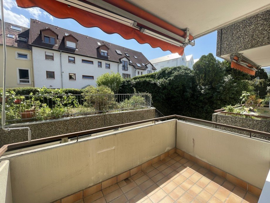 Balkon Erdgeschosswohnung Karlsruhe / Beiertheim-Bulach