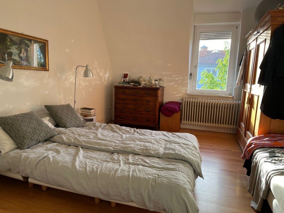 Schlafzimmer Dachgeschosswohnung Karlsruhe