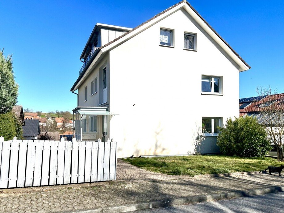 Ansicht von der Stra�e Etagenwohnung Malsch
