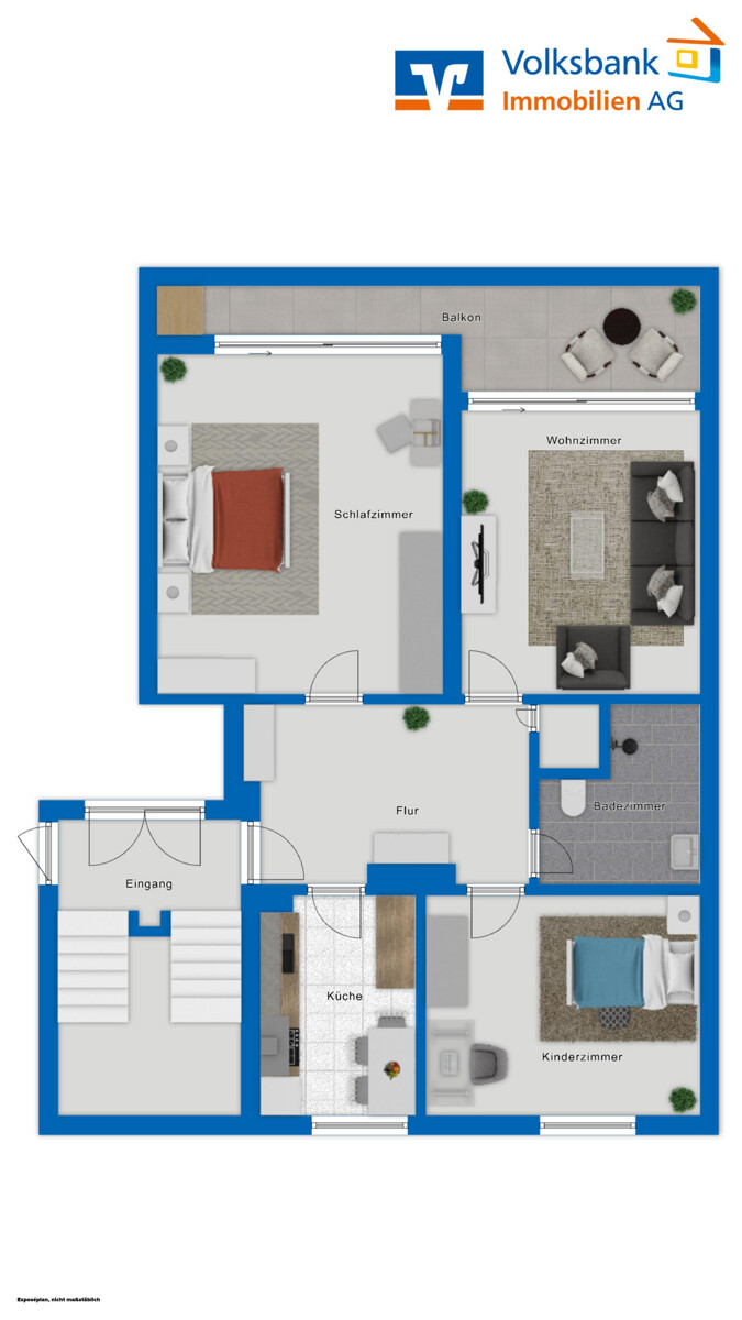Grundriss Etagenwohnung Ettlingen
