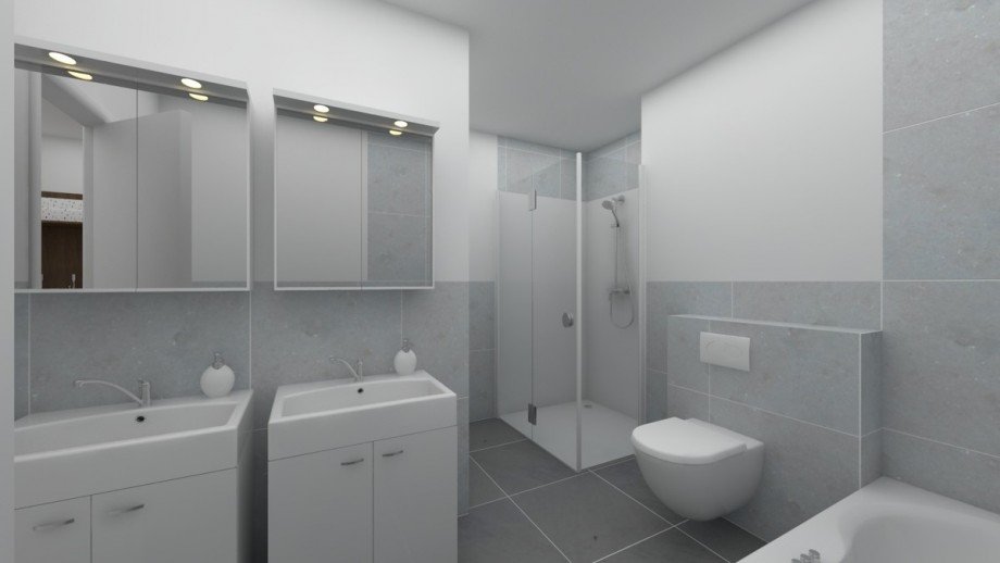 Bad - Beispiel Etagenwohnung Ettlingen-Spessart