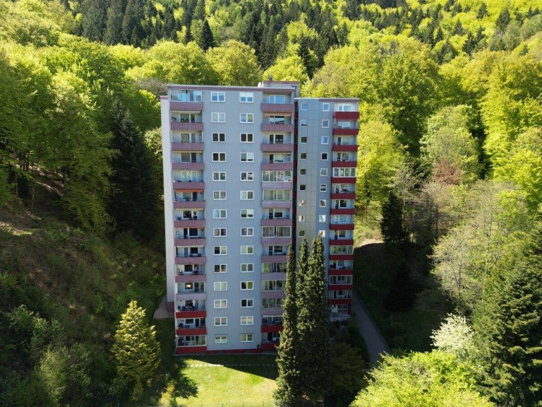 Hausansicht Bad Herrenalb - Bad Herrenalb Etagenwohnung Helle 3-Zimmer-Wohnung