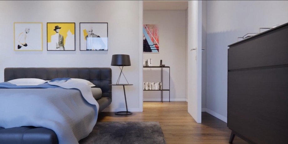 Beispiel Schlafen Etagenwohnung Ettlingen-Spessart