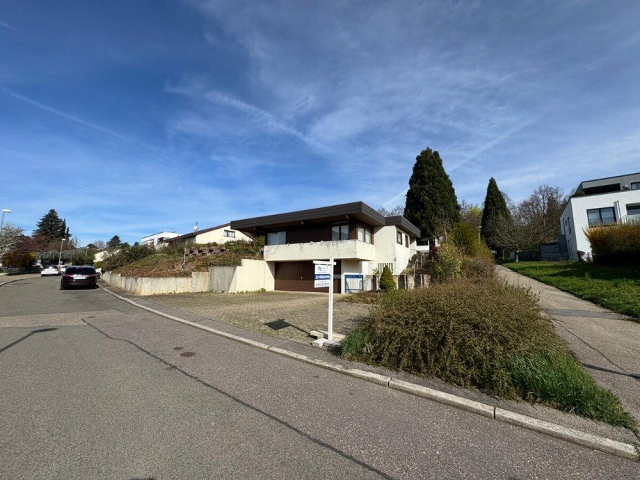 Ansicht vorne Einfamilienhaus Pforzheim