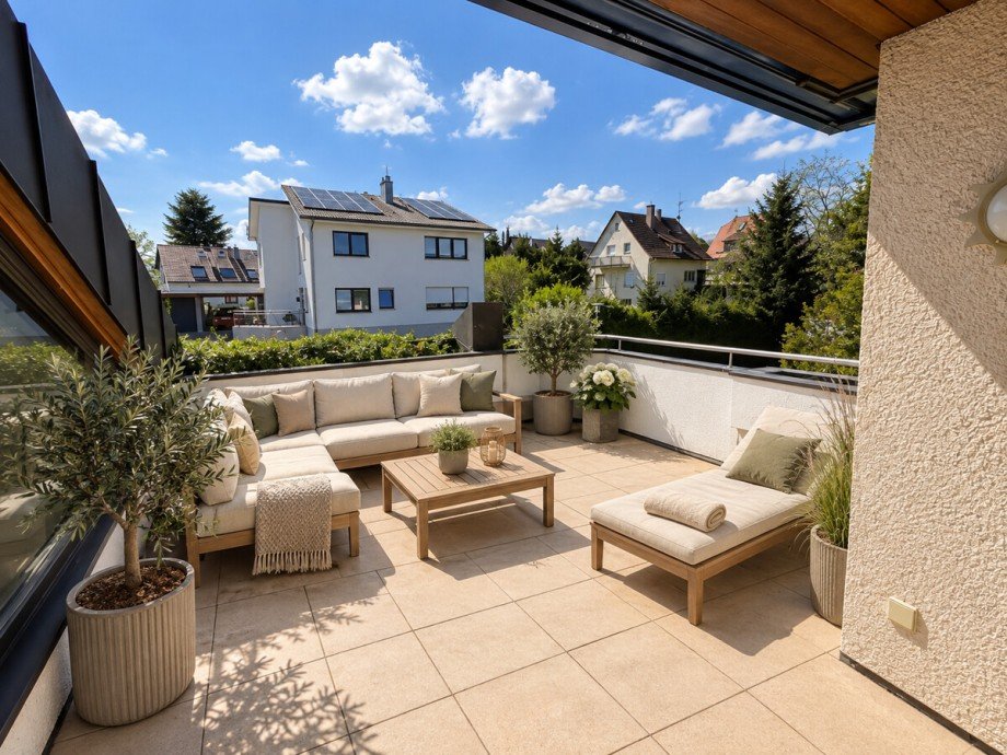 KI- Visualisierung Maisonettewohnung Leinfelden-Echterdingen