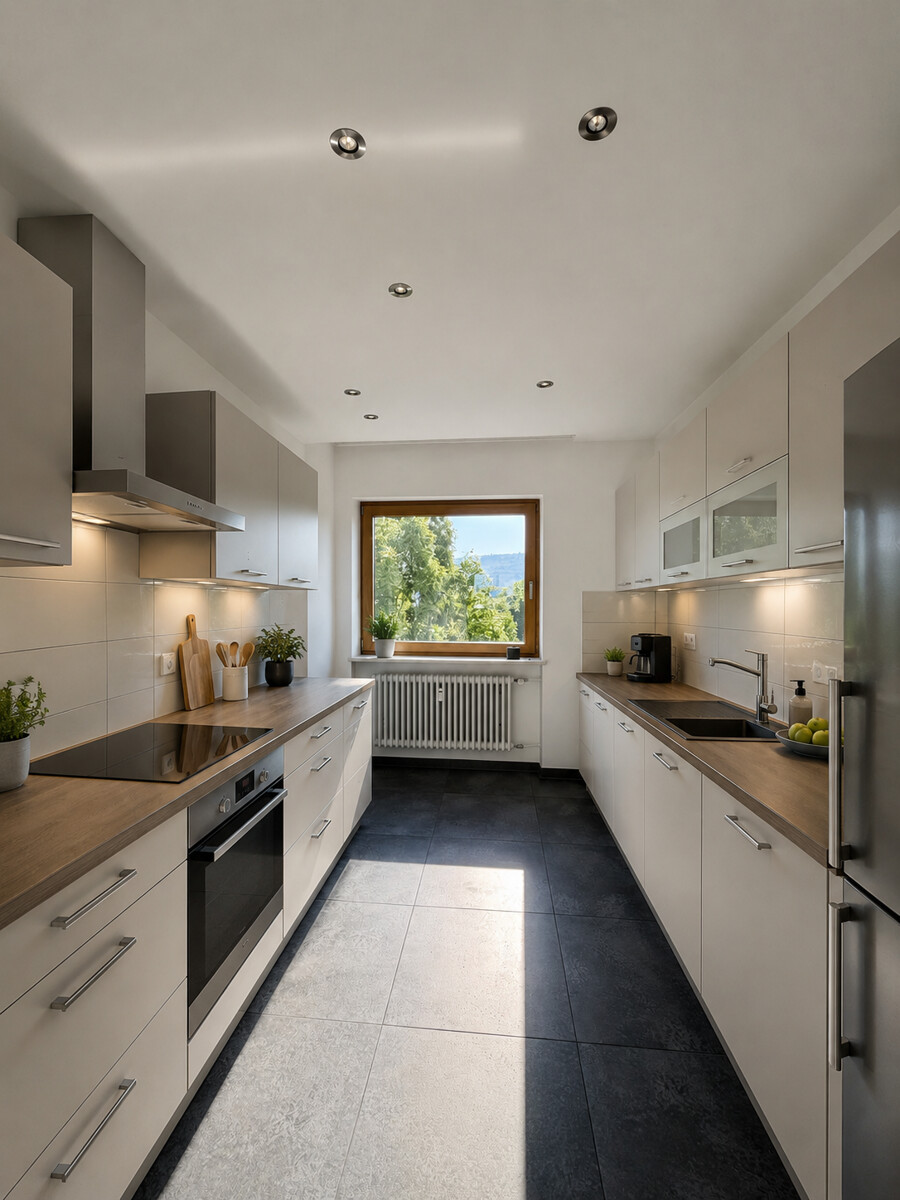 KI-Visualisierung K�che Etagenwohnung Ettlingen