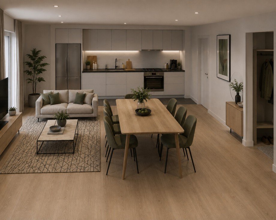 KI Visualisierung Erdgeschosswohnung Keltern / Ellmendingen