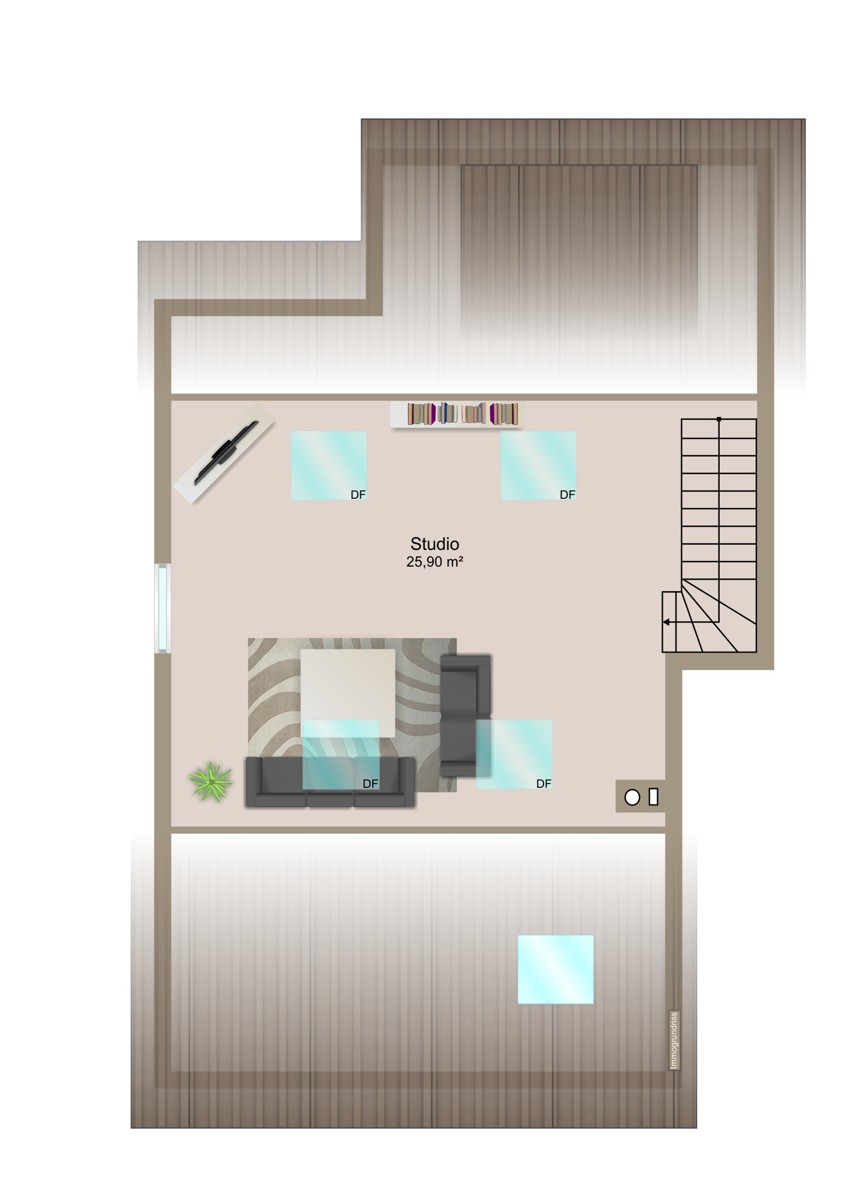 Grundriss Etagenwohnung Bad Herrenalb-Neusatz