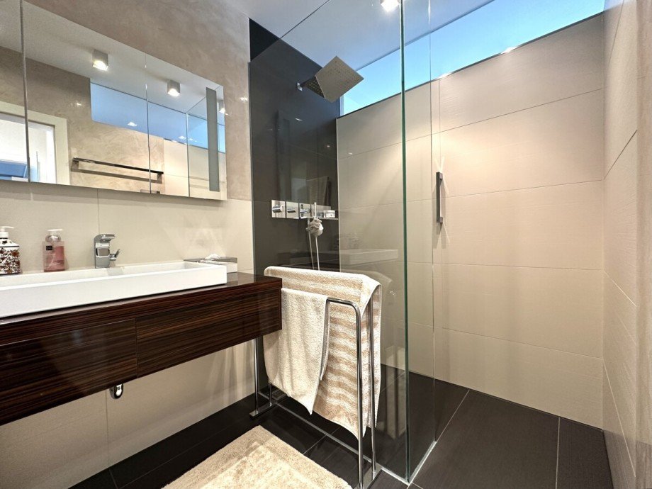 Badezimmer mit Oberlicht Etagenwohnung Karlsruhe