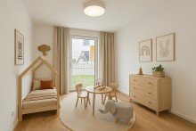 Kinderzimmer (KI-Staging) Exklusive Maisonette - Mietwohnung im Erdgeschoss f�r Familien!
