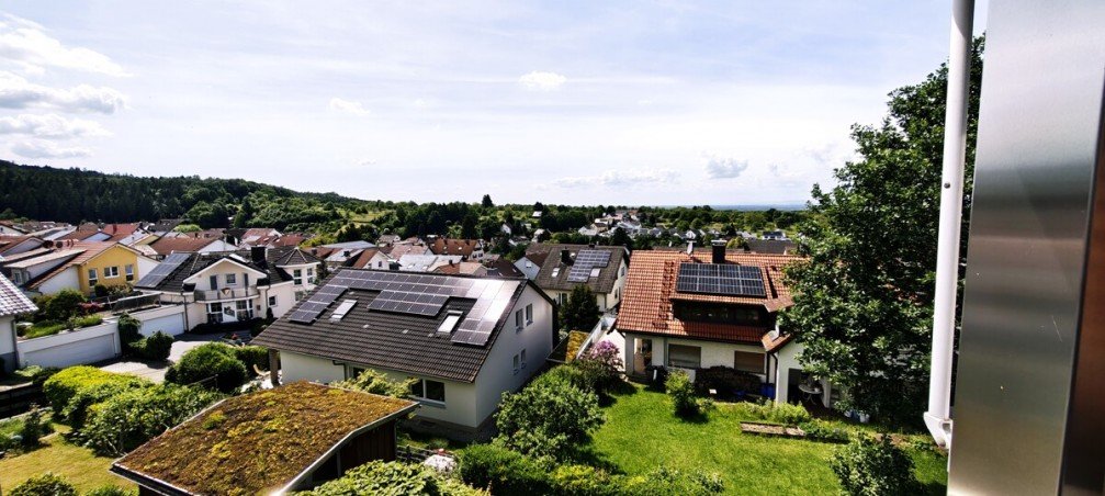 Ausblick auf den Garten Mehrfamilienhaus Malsch