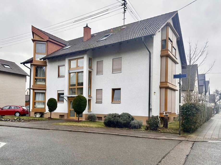Hausansicht Erdgeschosswohnung Karlsruhe