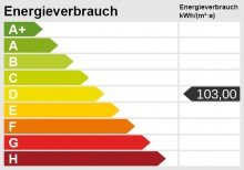 Energieskala Charmante 3-Zimmer-Wohnung mit 
Balkon und Garage - 
gestalten Sie Ihr neues Zuhause