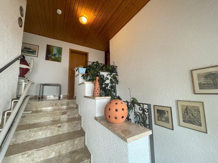 Treppenaufgang Zweifamilienhaus Marxzell-Schielberg