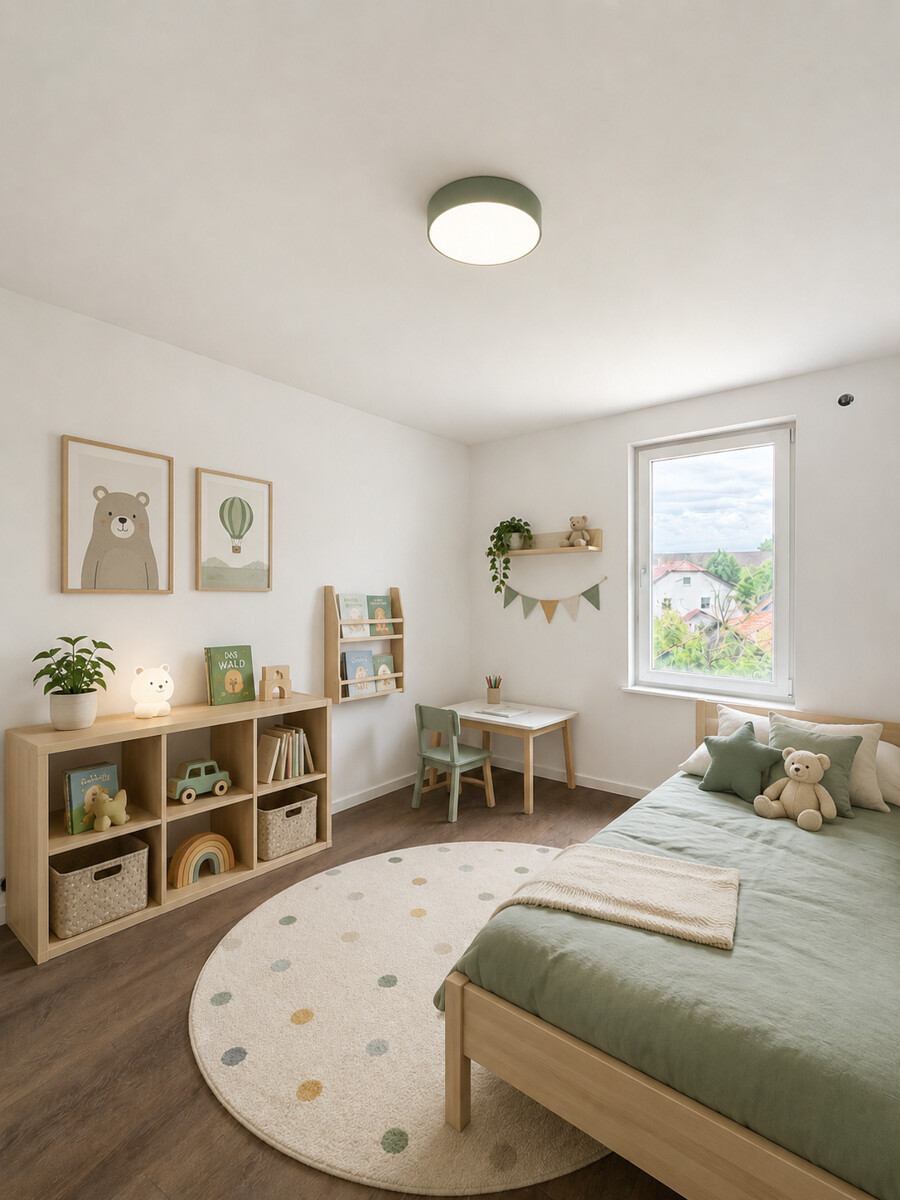 Visualisierung Kinderzimmer Dachgeschosswohnung Kieselbronn