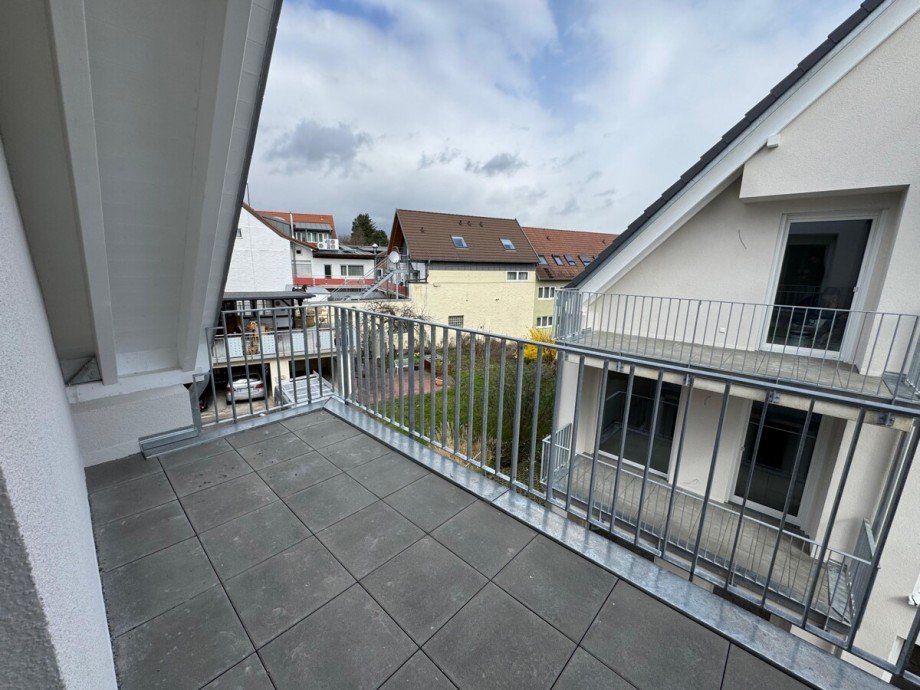 Balkon Dachgeschosswohnung Karlsruhe