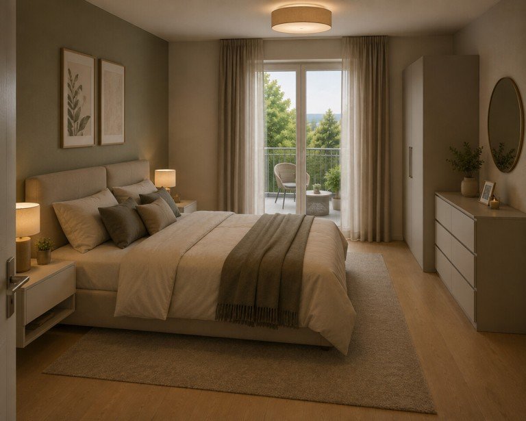 KI-generiert Keltern / Ellmendingen Etagenwohnung Ein Ort zum Ankommen - 2 Zimmer mit Aussicht & Struktur