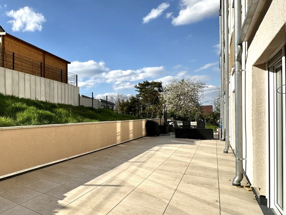 Terrasse Maisonettewohnung Kieselbronn