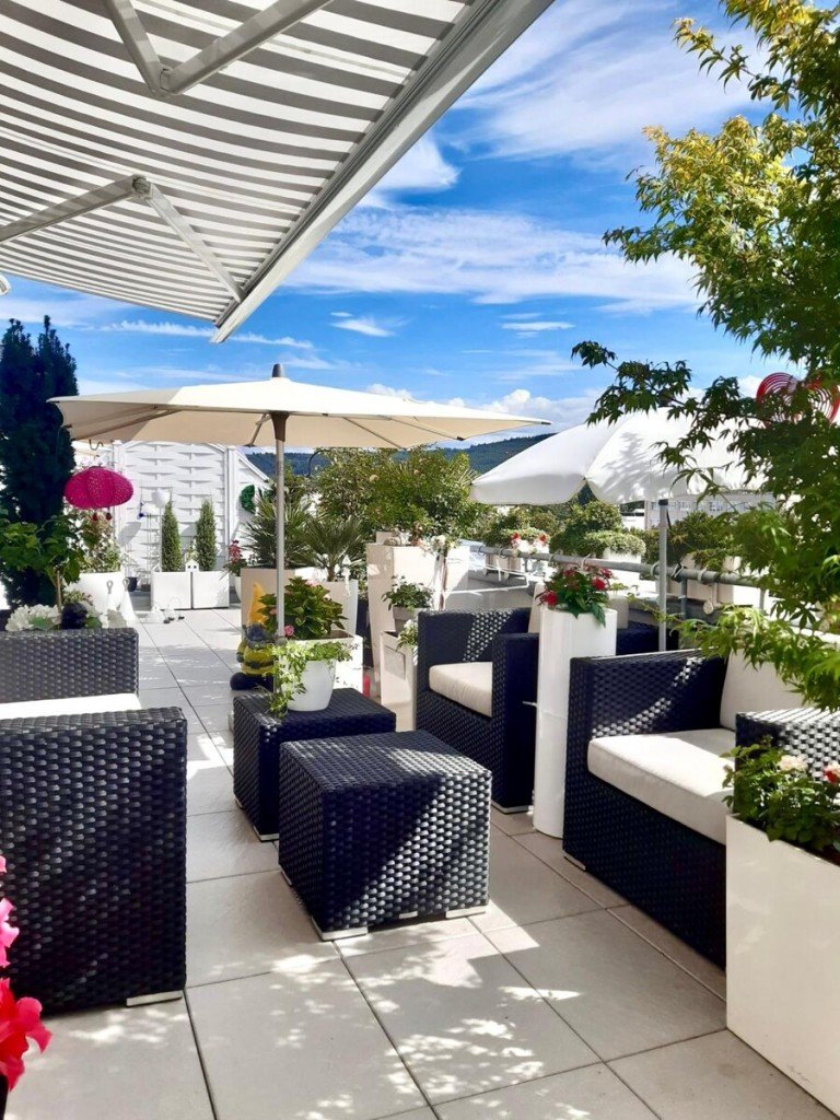 Sonnige Dachterrasse mit besonderem Ausblick Ettlingen - Ettlingen Penthousewohnung �ber den D�chern von Ettlingen: Exklusive Maisonette-Penthousewohnung mit sonniger Dachterrasse