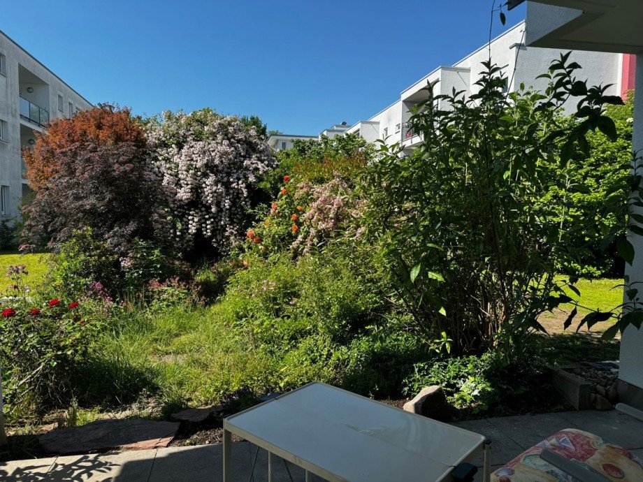 Ansicht Garten Etagenwohnung Ettlingen