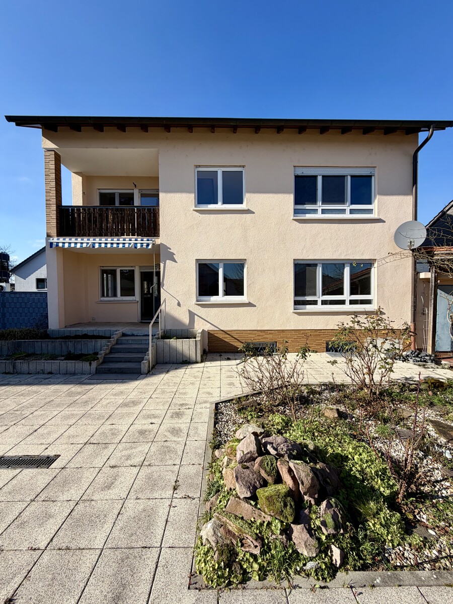 Hinteransicht Einfamilienhaus W�rth am Rhein / Maximiliansau