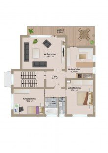 OG Wohlf�hlatmosph�re im 2-Familienhaus mit gro�em Grundst�ck.