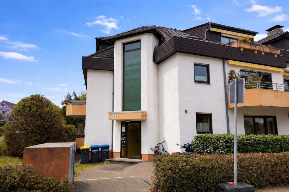 Seitenansicht Eingang Erdgeschosswohnung Heidelberg