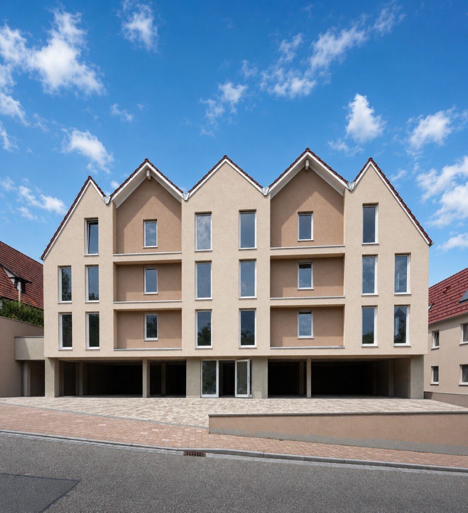 Au�enansicht Maisonettewohnung Kieselbronn