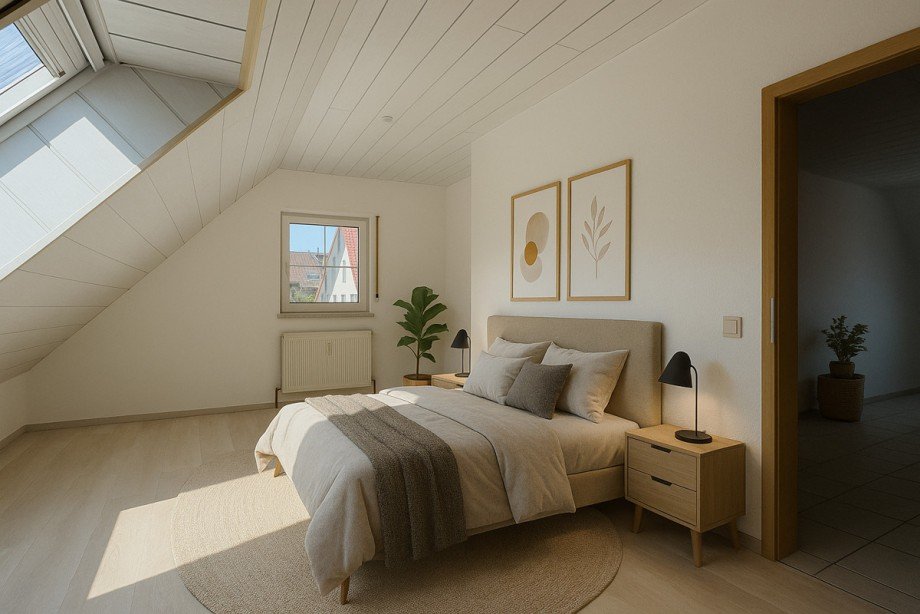 Visualisierung Schlafen Etagenwohnung Bad Herrenalb-Neusatz