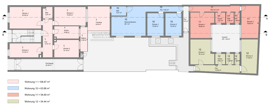 EG Mehrfamilienhaus Karlsruhe