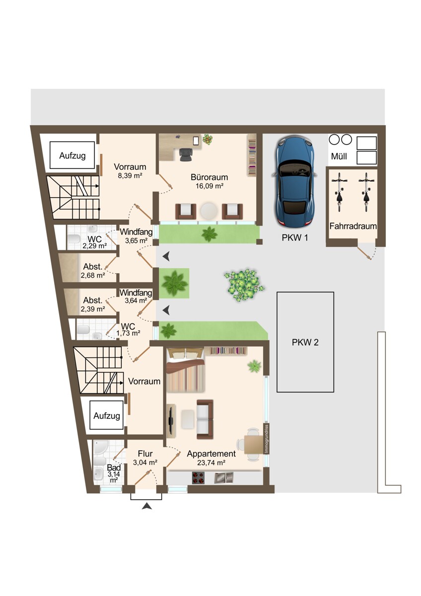 EG Mehrfamilienhaus Ettlingen