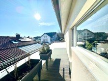 Zweiter Balkon mit Zugang vom Wohnbereich Ihre 3-Zimmer-Traumwohnung mit zwei Balkonen und Weitblick