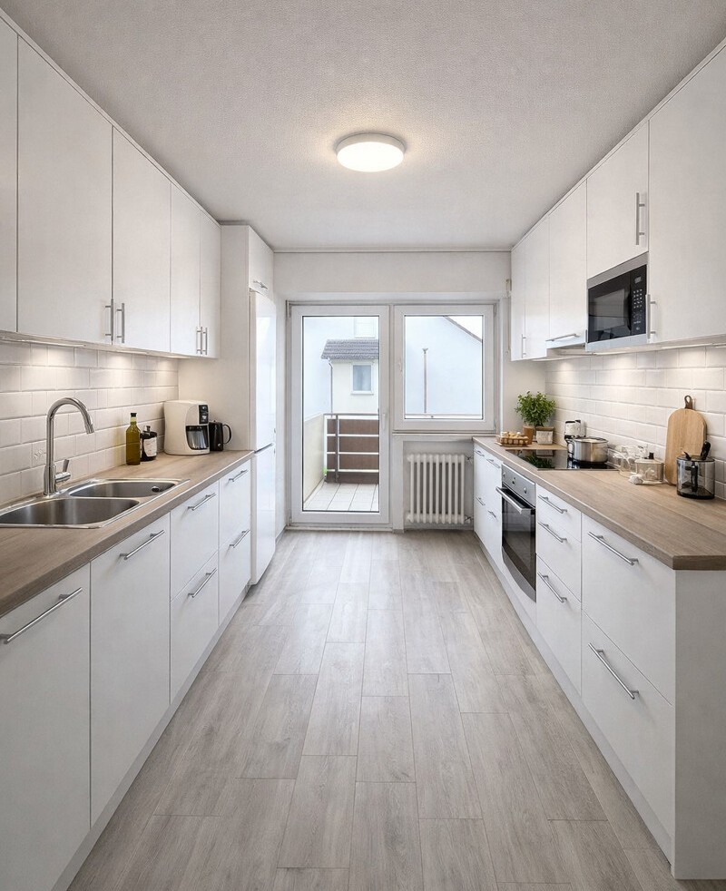 Visualisierung K�che Etagenwohnung Ettlingen