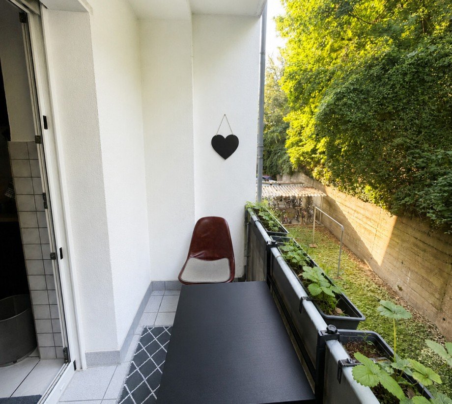 Balkon (KI-Visualisierung) Etagenwohnung Ettlingen