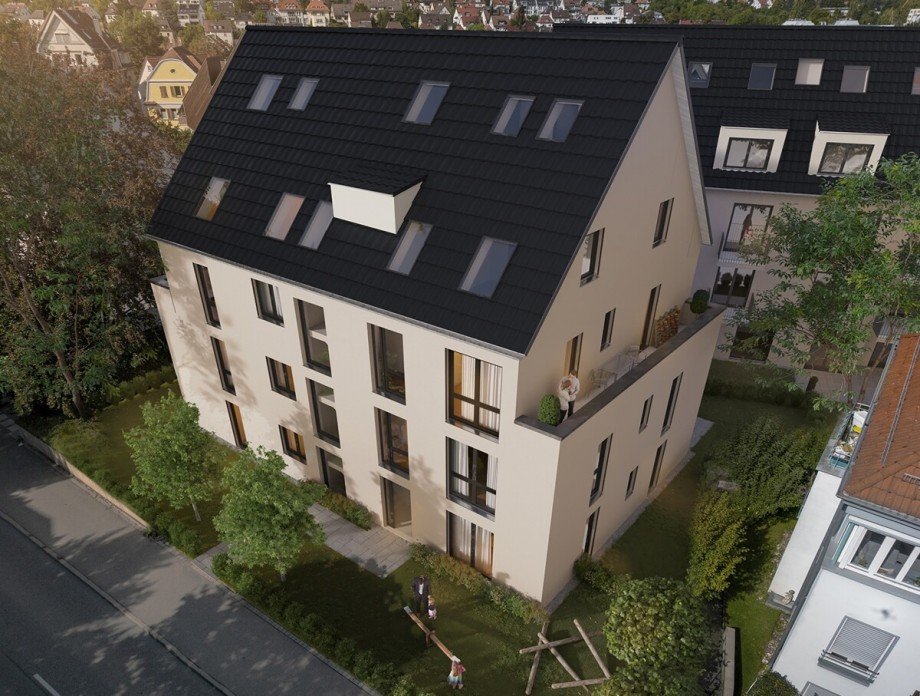 KI-Visualisierung Etagenwohnung Stuttgart / Feuerbach