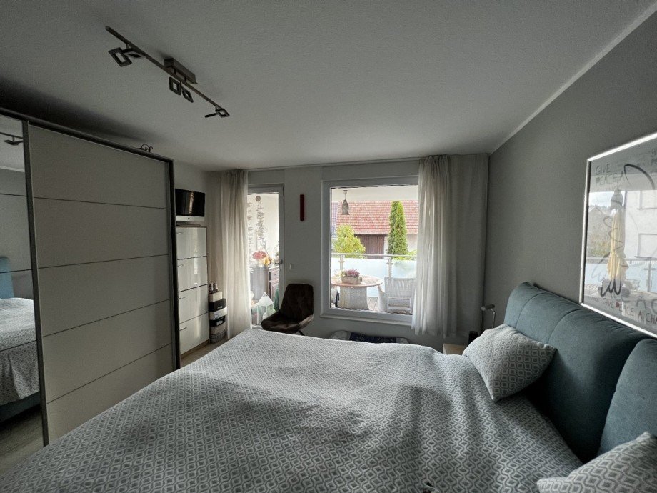 Schlafzimmer Erdgeschosswohnung Karlsruhe / Stupferich