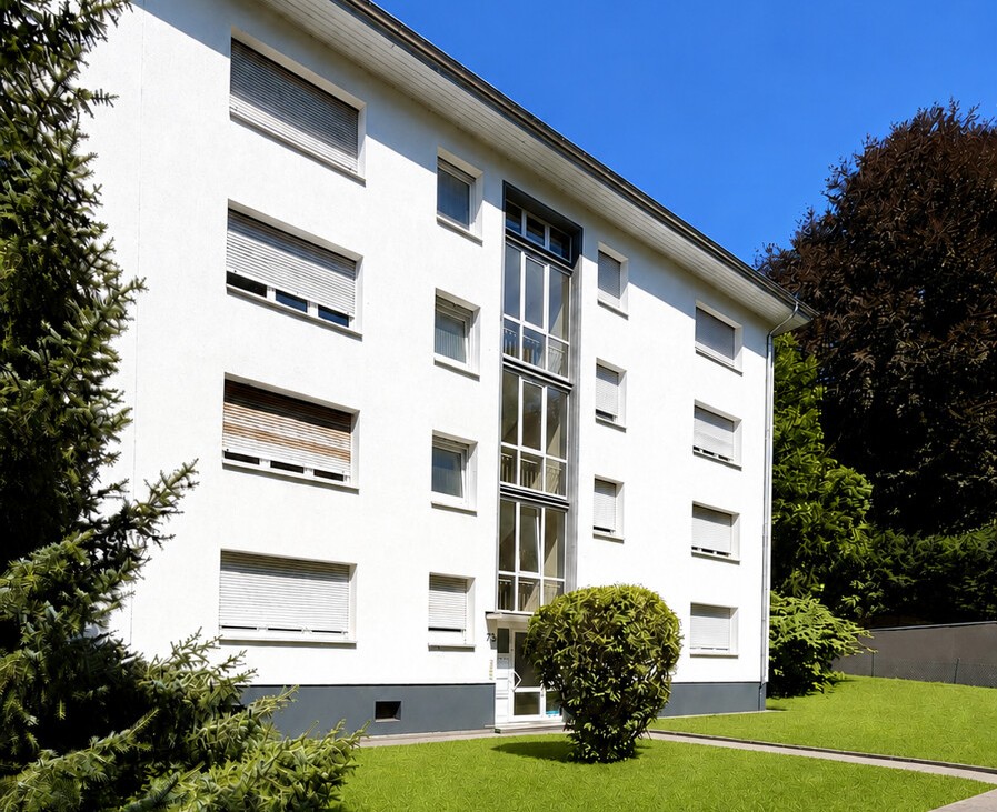 Seitenansicht (KI-Visualisierung) Etagenwohnung Ettlingen