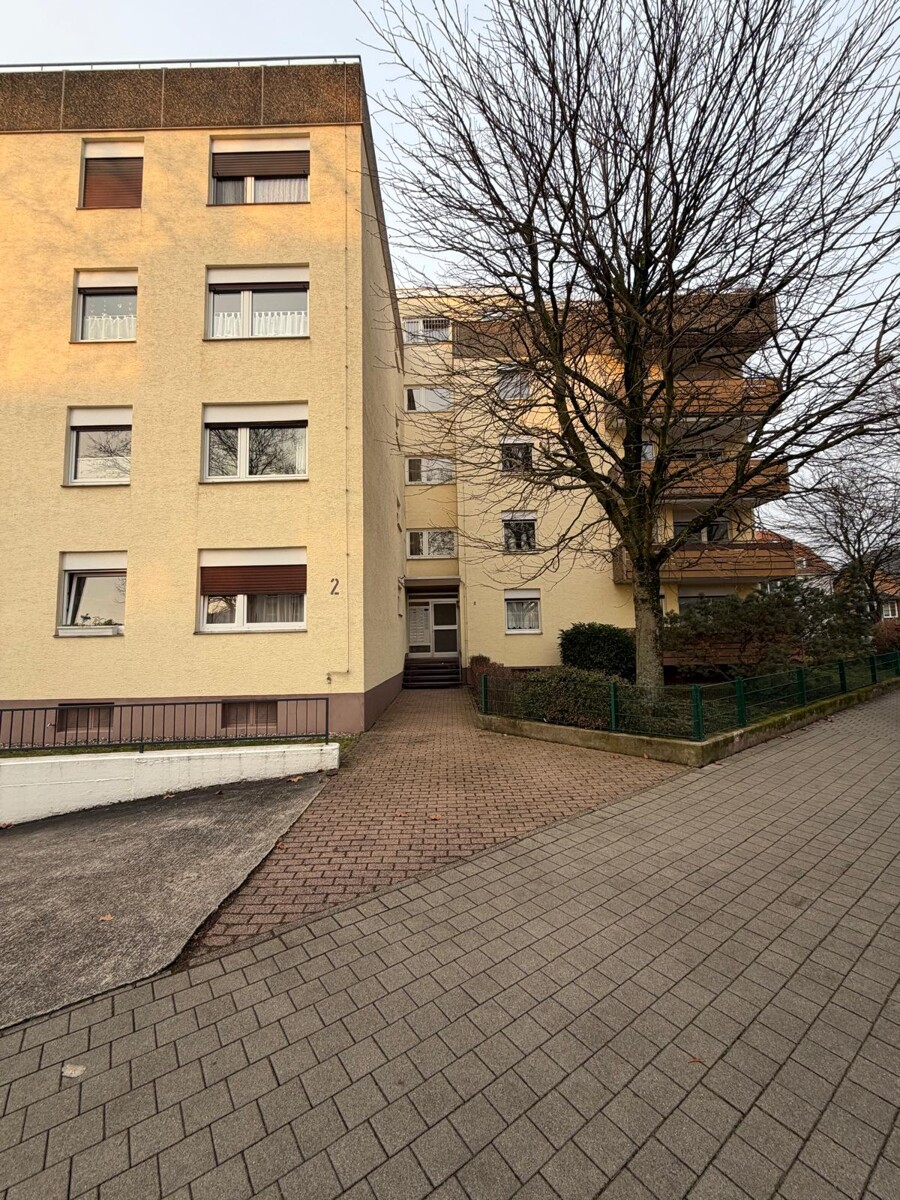 Hausansicht Etagenwohnung Ettlingen