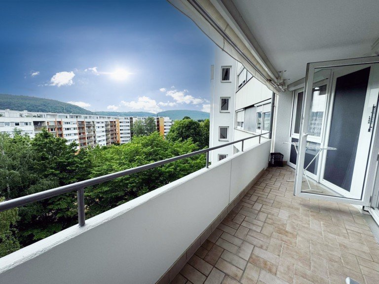 Ausblick vom Balkon Ettlingen-Neuwiesenreben Etagenwohnung Willkommen in Ihrem neuen Zuhause in Ettlingen Neuwiesenreben