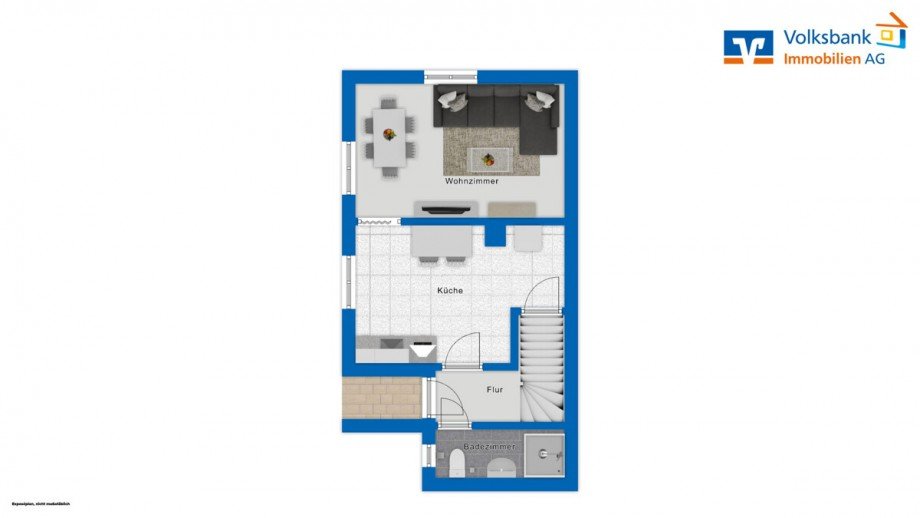 Grundriss EG Doppelhaush�lfte Ettlingen